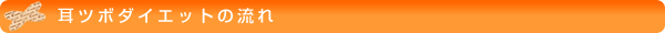 耳ツボダイエットの流れ